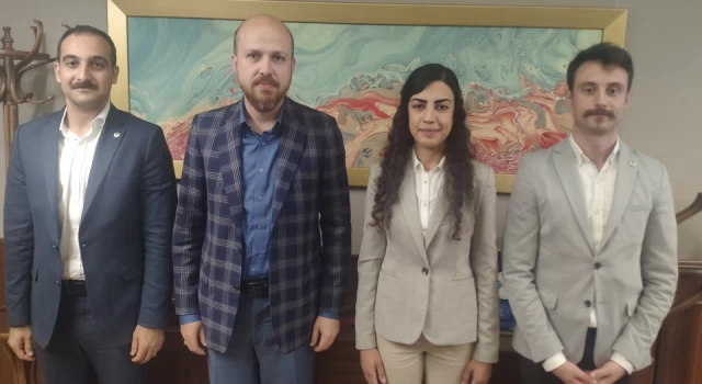 TGB’liler, Bilal Erdoğan’ı İlim Yayma Vakfı’nda ziyaret etti