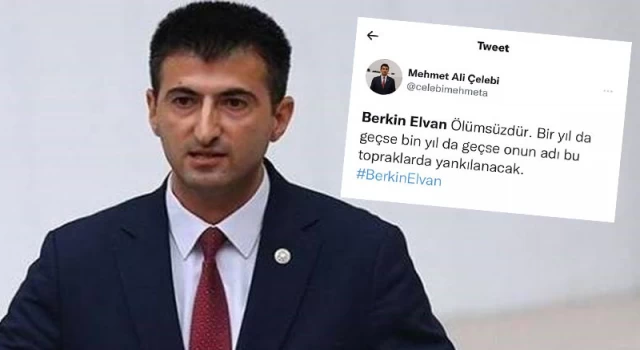 AKP’ye katılacağı iddia edilen Mehmet Ali Çelebi, Berkin Elvan tweetini sildi