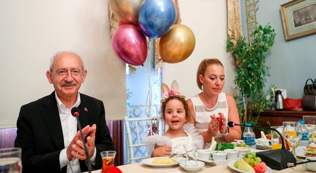 Kılıçdaroğlu, Gezi tutuklusu Tayfun Kahraman’ın kızı Vera’nın doğum günündeydi