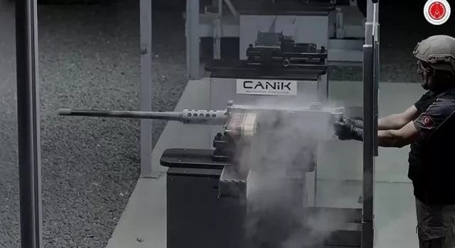 PMT 12.7 milimetre makineli tüfeğin seri üretimine geçildi