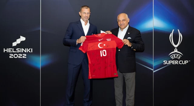 TFF Başkanı Büyükekşi, UEFA Başkanı Ceferin ile görüştü