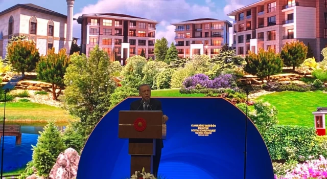 Cumhurbaşkanı Erdoğan sosyal konut projesinin detaylarını açıkladı