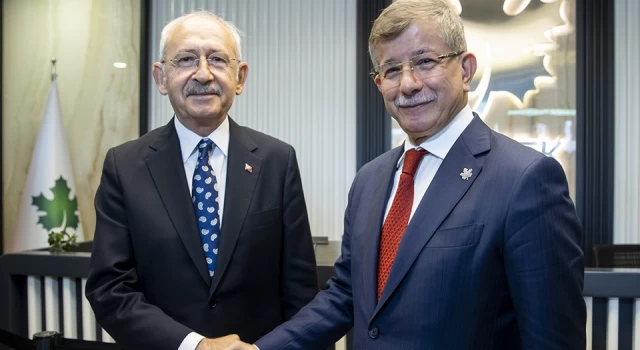 Kemal Kılıçdaroğlu, Davutoğlu ile görüştü