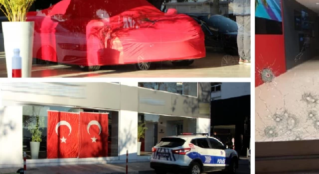 Beşiktaş'ta lüks araba galerisi kurşunlandı
