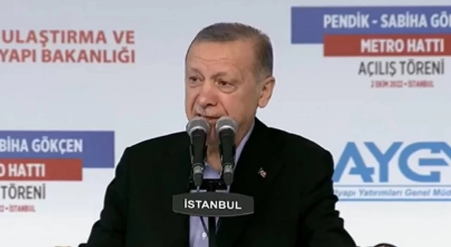 Erdoğan:”Vatandaşlarımızı en hızlı ulaşım yolu olan raylı sistemlere kavuşturmaya devam ediyoruz”
