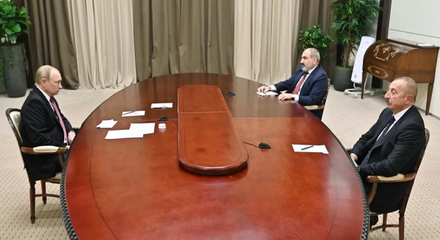 Putin, Paşinyan ve Aliyev, Soçi'de görüşecek