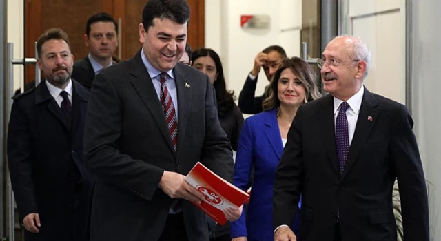 DP Genel Başkanı Gültekin Uysal'dan Kemal Kılıçdaroğlu'na ziyaret