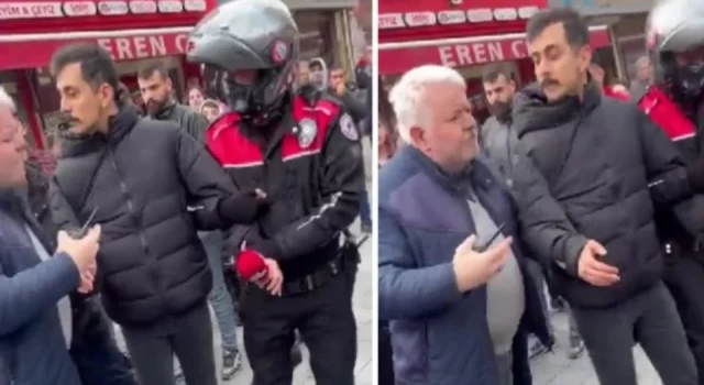 Sade Vatandaş kanalının sahibi, sokak röportajı sırasında gözaltına alındı