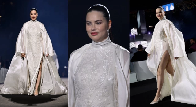 Adriana Lima Katar'da podyuma çıktı: Görenler tanıyamadı