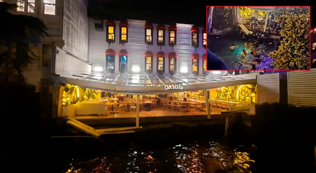 Beşiktaş Arnavutköy'de restoranda iskele çöktü: İnsanlar denize düştü!