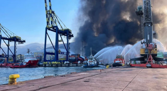 Bakanlık: İskenderun Limanı'nda denizcilik faaliyetleri tekrar başladı