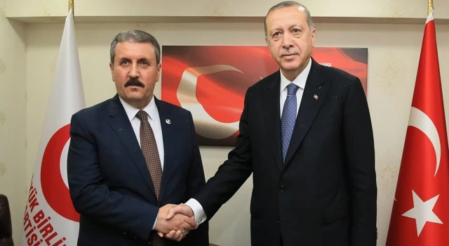 Erdoğan BBP Genel Merkezi'nde Destici ile görüşecek