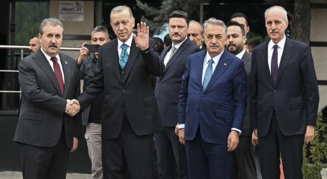Erdoğan'dan Büyük Birlik Partisi'ne ziyaret