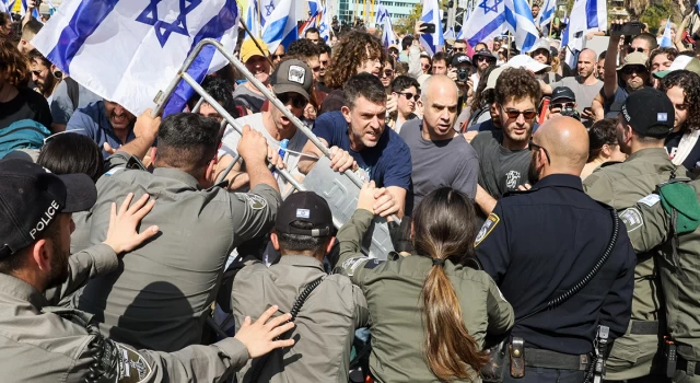 Netanyahu: Hükümeti protesto edenler çizmeyi aştı