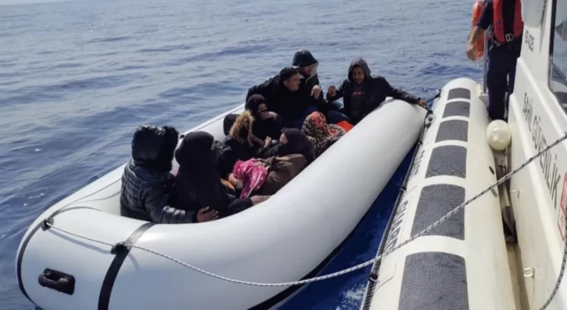 Aydın açıklarında 84 düzensiz göçmen kurtarıldı