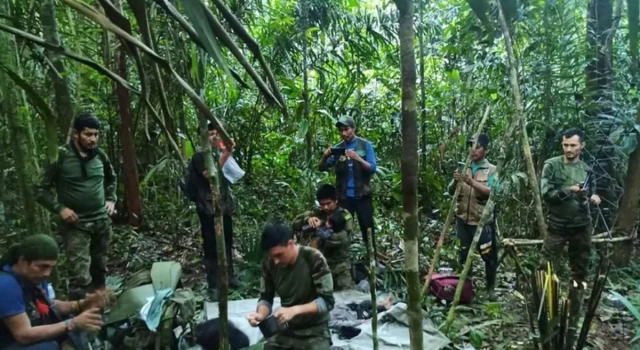 40 gün önce düşen uçaktaki 4 çocuk ormanda sağ bulundu