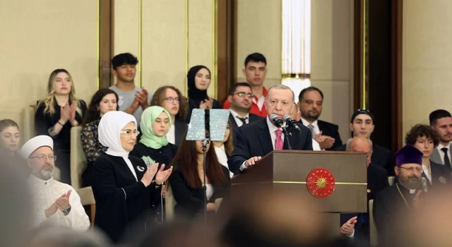 Erdoğan’dan ”Göreve Başlama Töreni”nde ”barış ve kardeşlik” mesajı