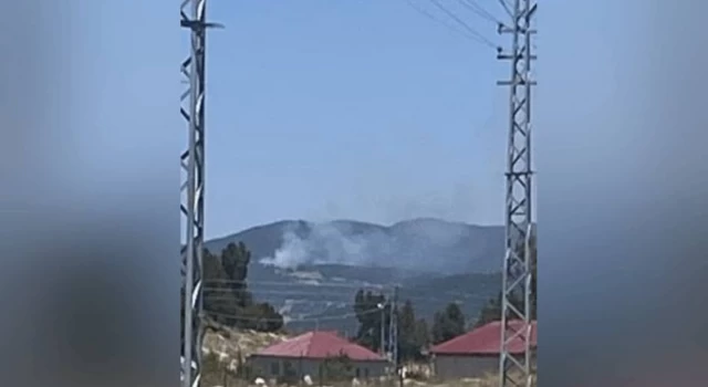 Adana'da çıkan orman yangınına müdahale sürüyor!