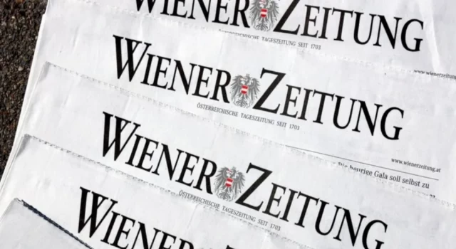 Dünyanın en eski gazetelerinden Wiener Zeitung basılı yayına veda etti
