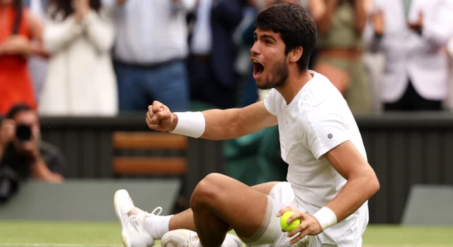 Wimbledon'da Djokovic'i yenen 20 yaşındaki Alcaraz şampiyon oldu