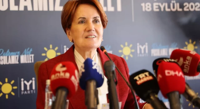 İYİ Parti lideri Akşener: 15 milletvekili mevzusunu söyleye söyleye geziyorlar