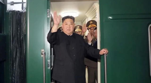 Kuzey Kore lideri Kim Jong-un, Rusya’ya gitmek üzere zırhlı treniyle yola çıktı