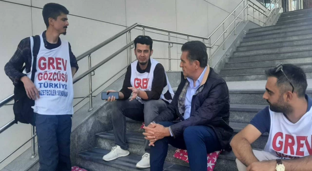 Mustafa Sarıgül'den Sputnik'teki greve destek ziyareti