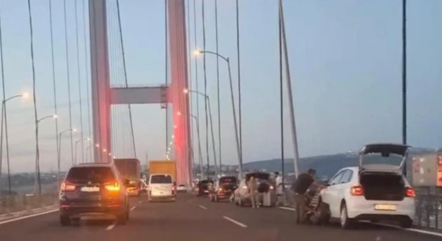 Osmangazi Köprüsü'nde araçların lastiği patladı; Soruşturma başlatıldı