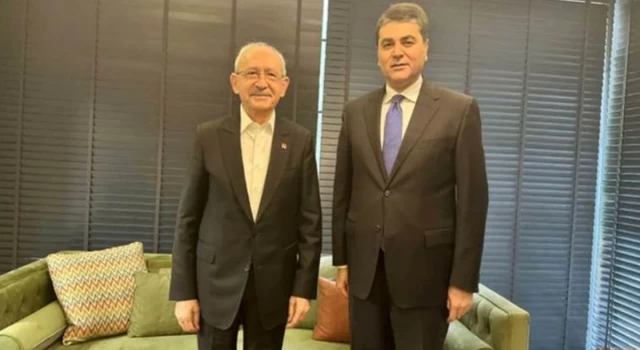 Gültekin Uysal Kılıçdaroğlu'nu yeni ofisinde ziyaret etti