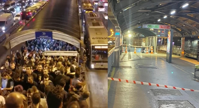 İstanbul Mecidiyeköy metrobüs durağında “bomba” paniği
