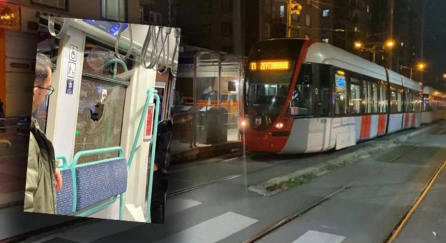 İstanbul’da tramvaya saldırdılar