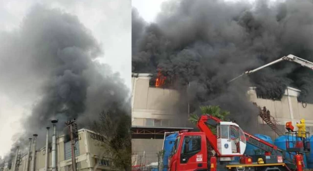 Bursa’da tekstil fabrikasında yangın çıktı