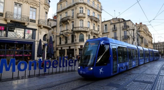 Fransa'nın Montpellier kentinde toplu taşıma ücretsiz oldu