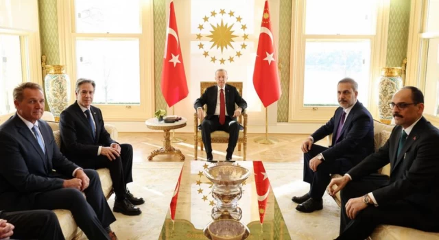 Blinken İstanbul'da Erdoğan ve Fidan'la görüştü