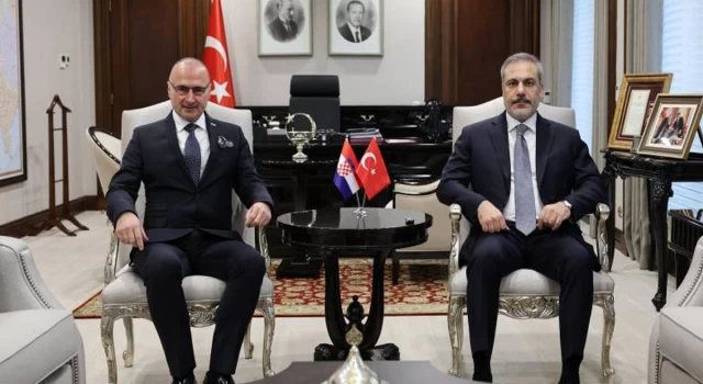 Dışişleri Bakanı Hakan Fidan, Hırvatistan Dışişleri Bakanı Radman ile görüştü