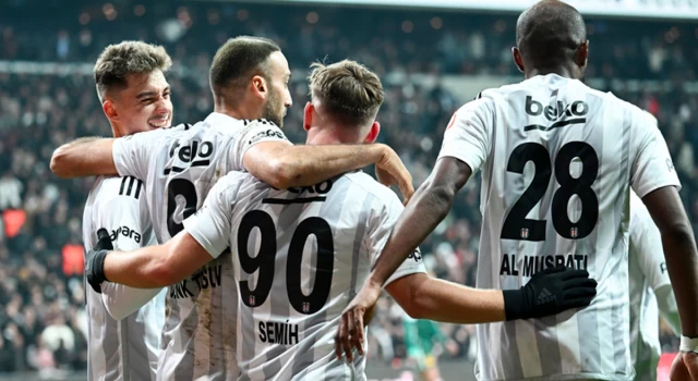 Beşiktaş, sahasında 3 puana 2 golle ulaştı