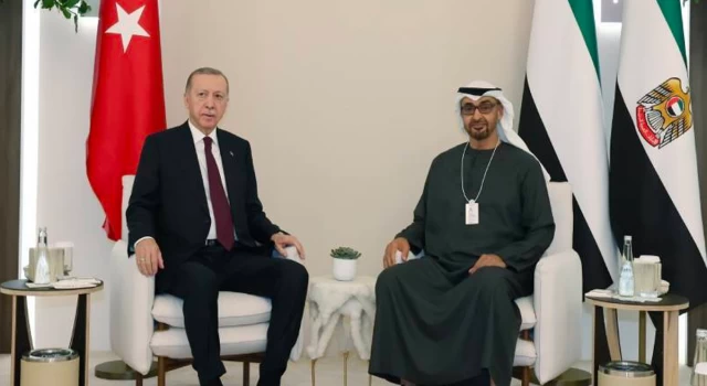 Cumhurbaşkanı Erdoğan, Birleşik Arap Emirlikleri'nde: Devlet Başkanı Al Nahyan ile görüştü