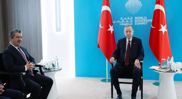 Cumhurbaşkanı Erdoğan, IKBY Başbakanı Barzani'yi kabul etti