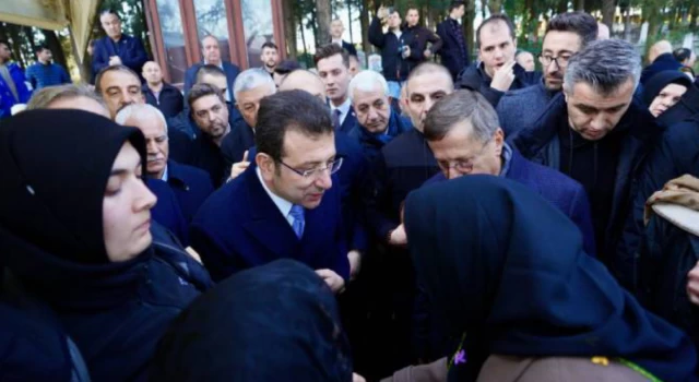 Ekrem İmamoğlu, Meral Akşener’in ablasının cenazesine katıldı