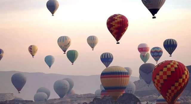 Kapadokya'da balon turları durduruldu
