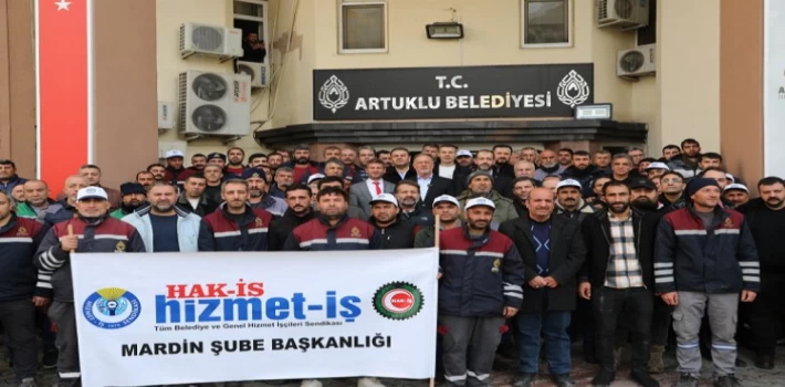 Mardin Artuklu Belediyesi’nden personele yüzde 60 zam