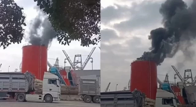 Derince'de faciadan dönüldü: SafiPort Limanı'nda tank patladı