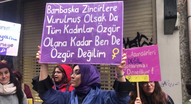 Taksim, Feminist Gece Yürüyüşü öncesi ablukaya alındı