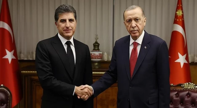 IKBY Başkanı Barzani: Cumhurbaşkanı Erdoğan'ı Erbil'de ağırlamaktan mutluluk duyuyorum