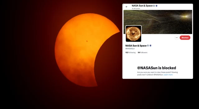 NASA’nın X şakası: Tutulma sırasında Ay, Güneş’i engelledi