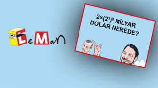 Mizah dergisi Leman'dan "128 milyar dolar nerede?" karikatürü