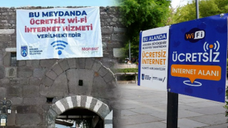 Ankara'da ücretsiz Wi-Fi hizmetinin verildiği meydan sayısı 27'ye yükseldi
