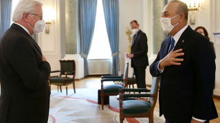 Dışişleri Bakanı Çavuşoğlu, Almanya Cumhurbaşkanı ile görüştü