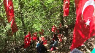 İkizdere'de Türk bayrağıyla direniş: 1 gözaltı