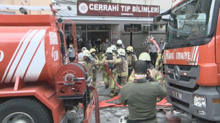 İstanbul Üniversitesi Tıp Fakültesi'nde yangın